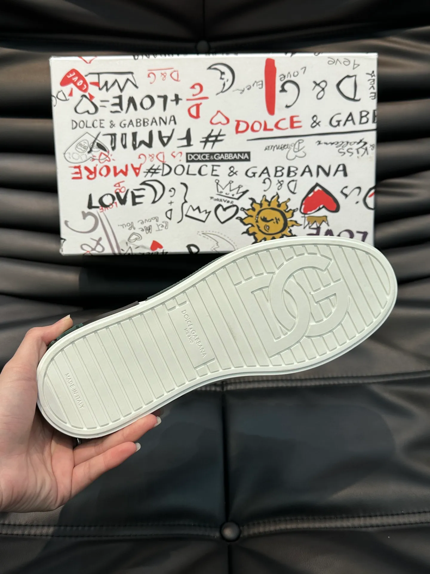 Men's shoes 💰p400 "DG" premium men's casual sports shoes! Imported original cowhide, imported original hardware, exquisite and luxurious, super A level! Compared with the genuine product at the counter, the version is no worse at all! Size:38-45 (46 customized)